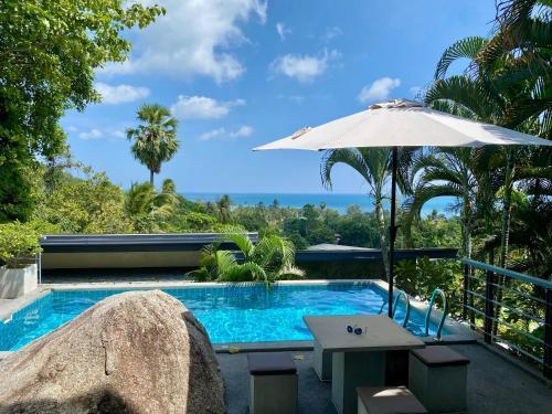 Ko Samui Seaview pool villa Paris with car
