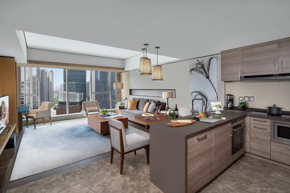 Ascott IFC Guangzhou Room Type - Executive Apartment, 2 Bedrooms, Kitchen, City View