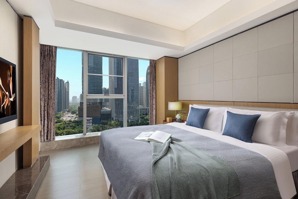 Ascott IFC Guangzhou Room Type - Deluxe Apartment, 1 Bedroom, Kitchen, City View