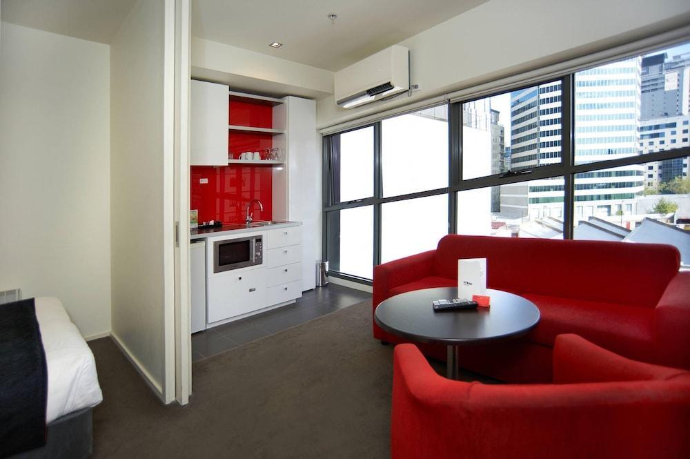 Comfort Apartments on Elizabeth Room Type - One Bedroom Apartments with Sofa bed, Balcony and City View Comfort Apartments on Elizabeth Room Type - One Bedroom Apartments with Sofa bed, Balcony and City View