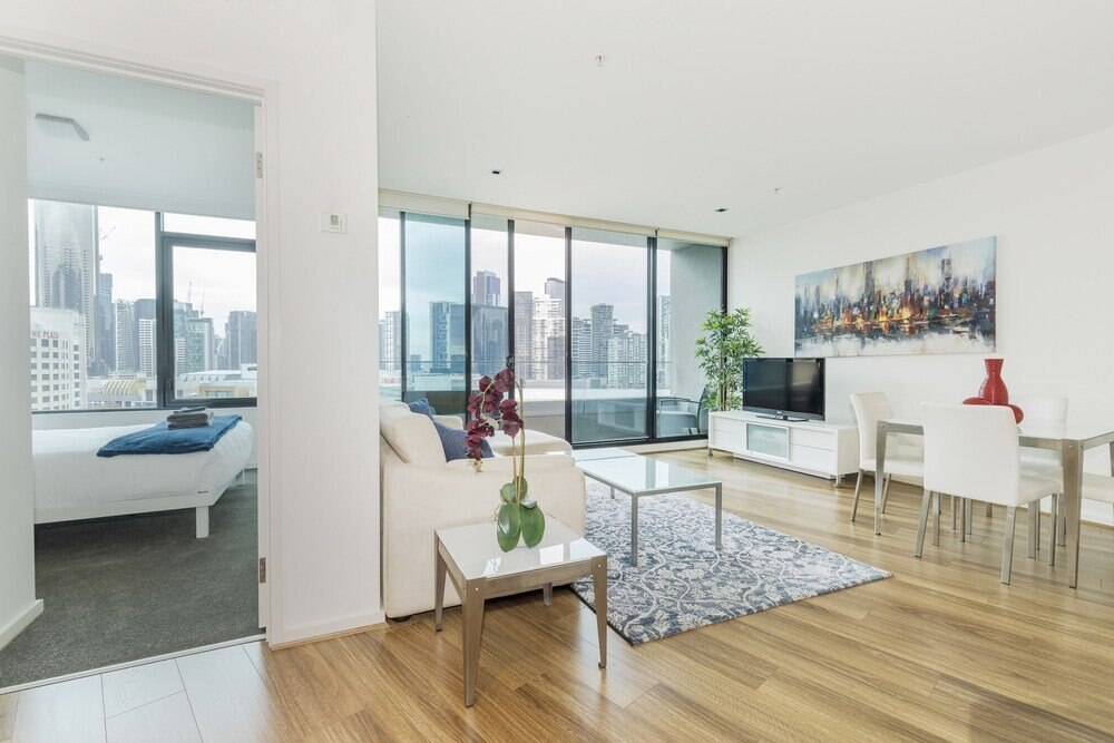 Waterfront Melbourne Apartments Room Type - Two Bedroom Executive Apartment River View