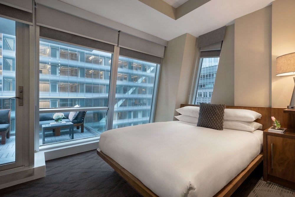 The Gotham Hotel Room Type - Superior Room, 1 Queen Bed, Terrace, City View (SKYLINE QUEEN WITH TERRACE) The Gotham Hotel Room Type - Superior Room, 1 Queen Bed, Terrace, City View (SKYLINE QUEEN WITH TERRACE)