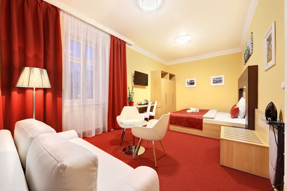 Martin Hotel Prague Room Type - Standard Triple Room, 1 Queen Bed with Sofa bed Martin Hotel Prague Room Type - Standard Triple Room, 1 Queen Bed with Sofa bed