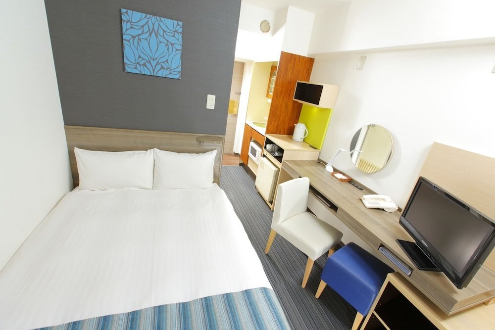 Hotel MyStays Ueno Inaricho Room Type - Standard Double Room with 1 Semi Double bed, Non-Smoking (Cleaning is Optional with Additional Cost)