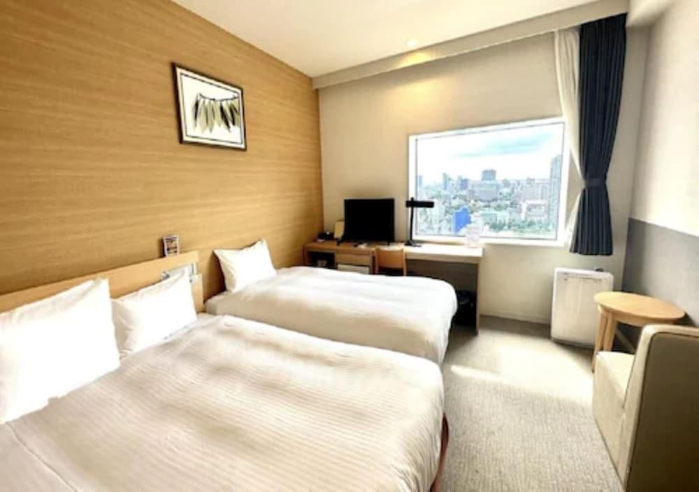 Hotel Crown Hills Ueno Premier Room Type - Tokyo City view Economy Twin Room, Non Smoking (Housekeeping Every 3 Days)