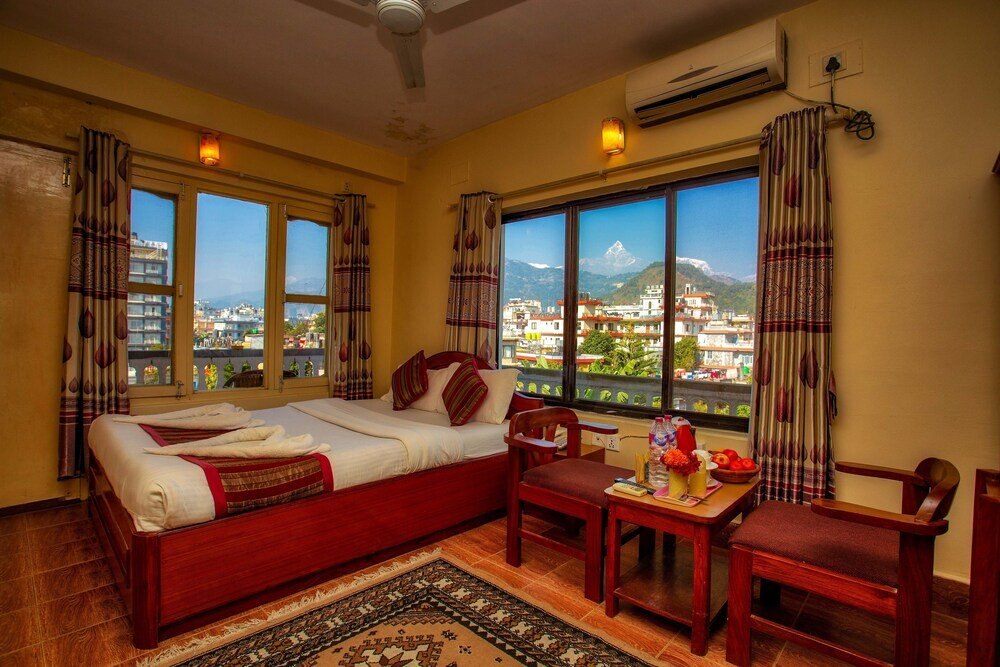 Hotel Grand Holiday Pokhara Room Type - Deluxe Double Room, Mountain View Hotel Grand Holiday Pokhara Room Type - Deluxe Double Room, Mountain View
