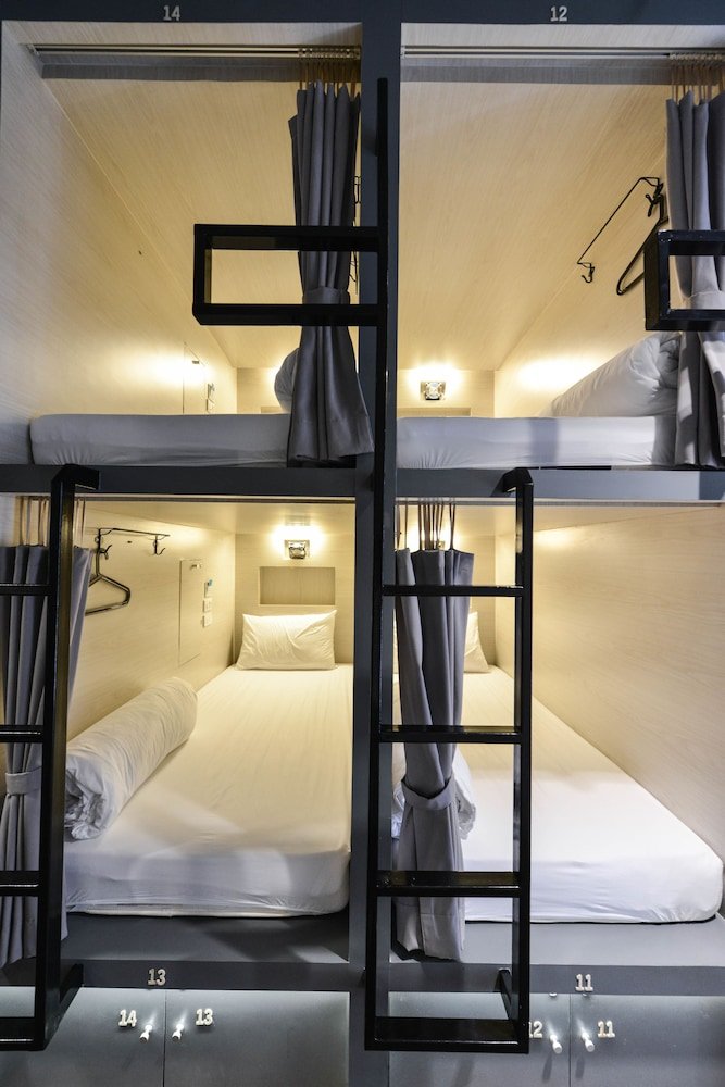 The Cube Hostel Silom Room Type - SINGLE BED CUBE FRONT ENTRY