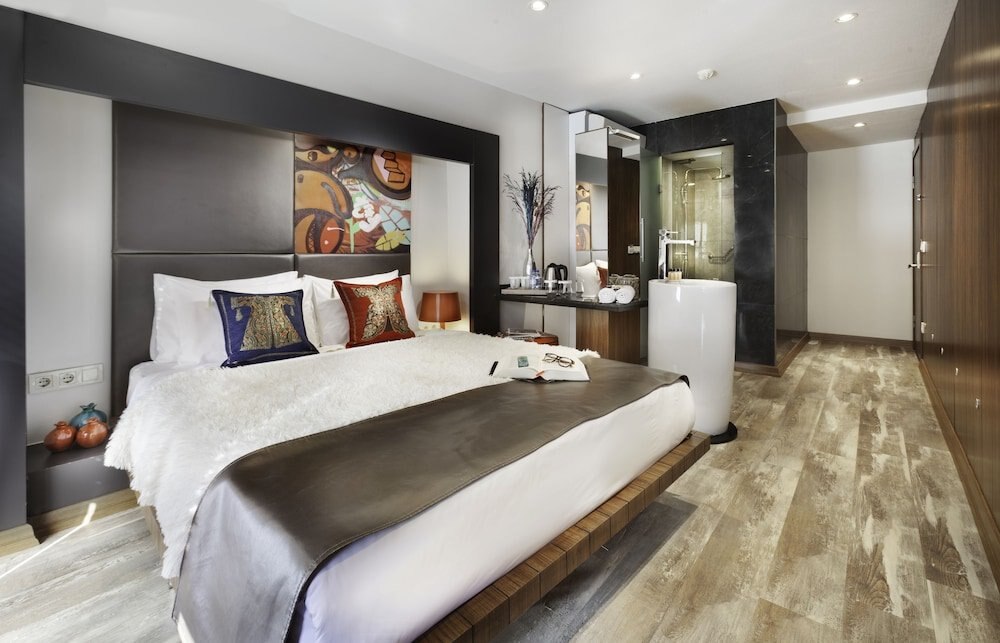 Duo Galata Hotel Room Type - Deluxe Room with Galata Tower View Duo Galata Hotel Room Type - Deluxe Room with Galata Tower View