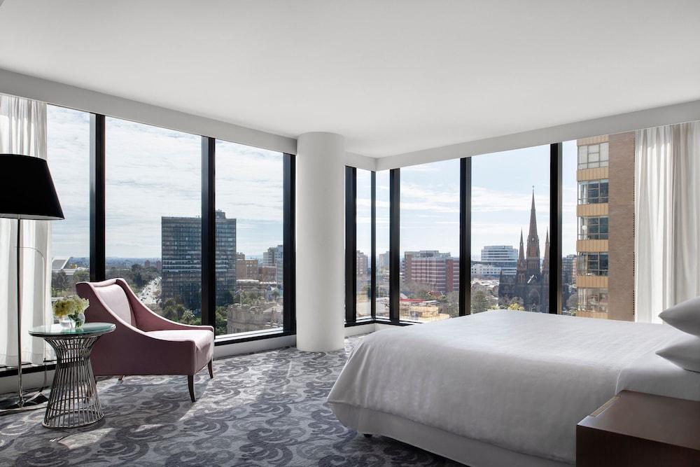Sheraton Melbourne Hotel Room Type - Suite, 1 Bedroom, City View, Corner (Corner) Sheraton Melbourne Hotel Room Type - Suite, 1 Bedroom, City View, Corner (Corner)