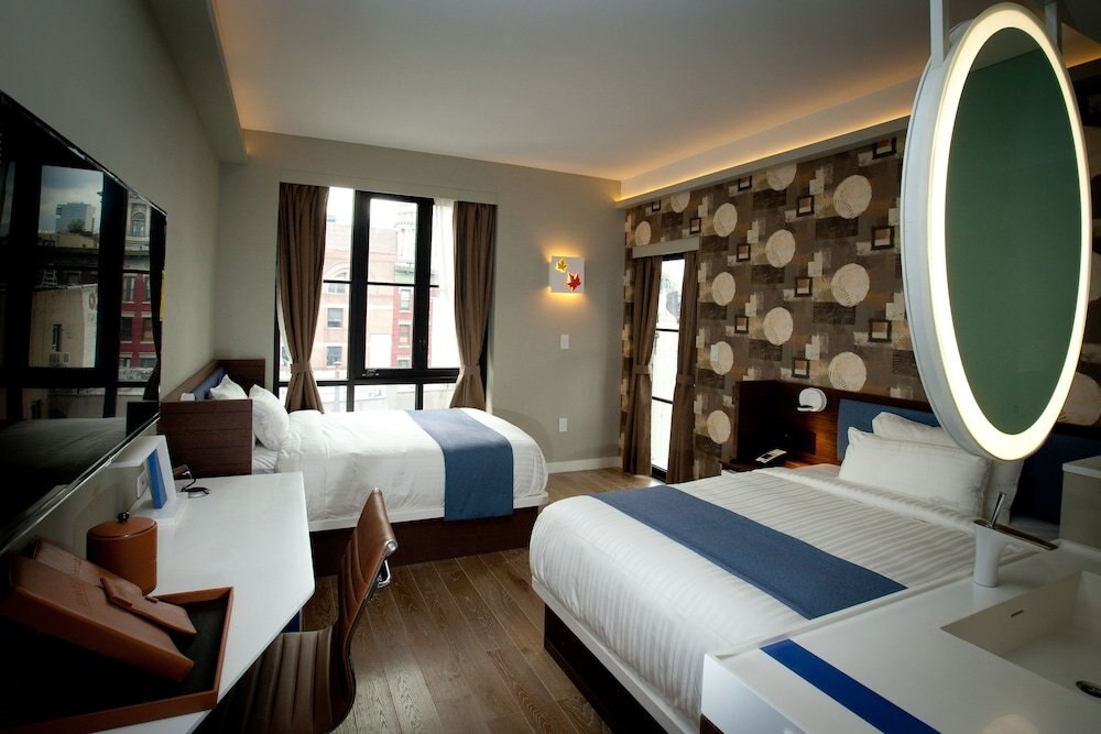 NobleDEN Hotel Room Type - Double Room, 2 Double Beds, Balcony, City View