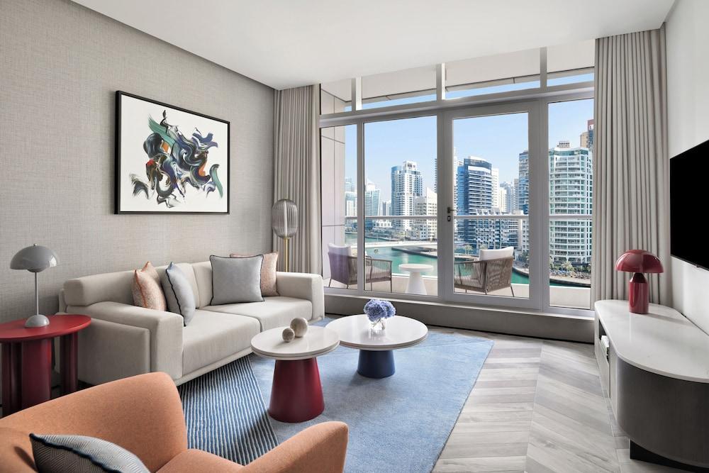 InterContinental DUBAI MARINA Room Type - 1 Bedroom Residence Balcony Marina View InterContinental DUBAI MARINA Room Type - 1 Bedroom Residence Balcony Marina View