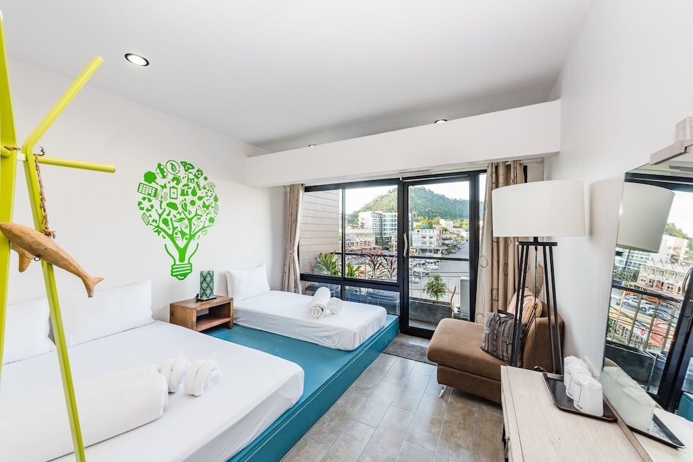 Eco Hostel Phuket Room Type - Standard Triple Room, Lanai, Tower Eco Hostel Phuket Room Type - Standard Triple Room, Lanai, Tower
