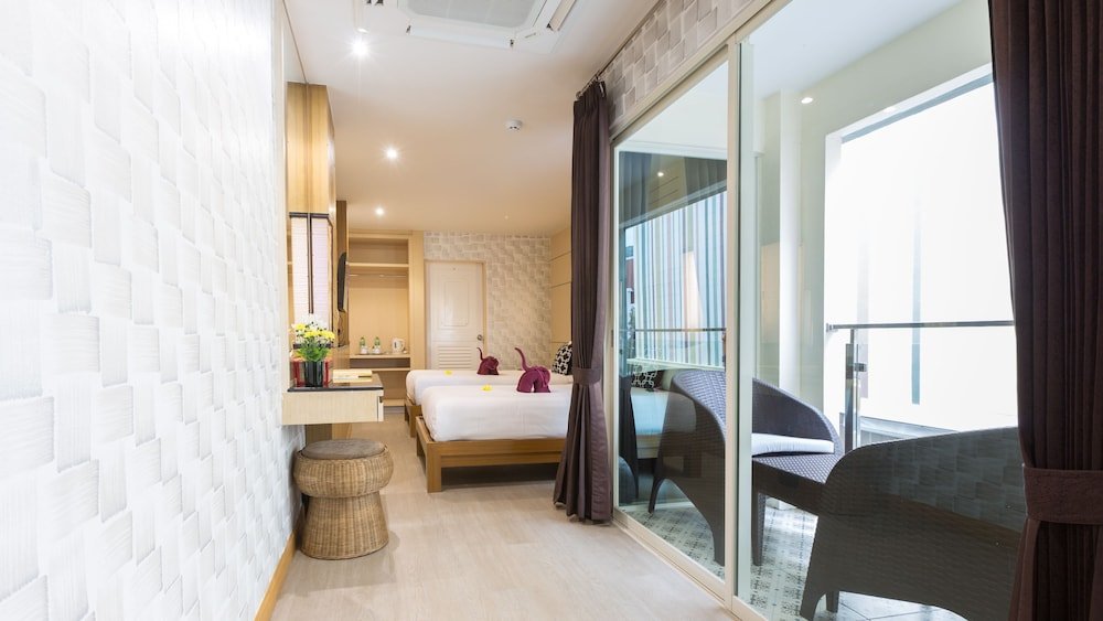 Anda Beachside Hotel Room Type - Twin Room, Balcony