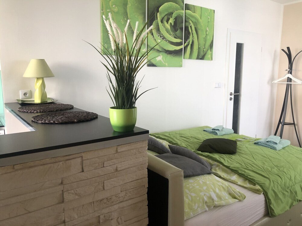 Bastien Studio near Airport Room Type - Design Studio, 1 Queen Bed with Sofa bed, Terrace, Ground Floor