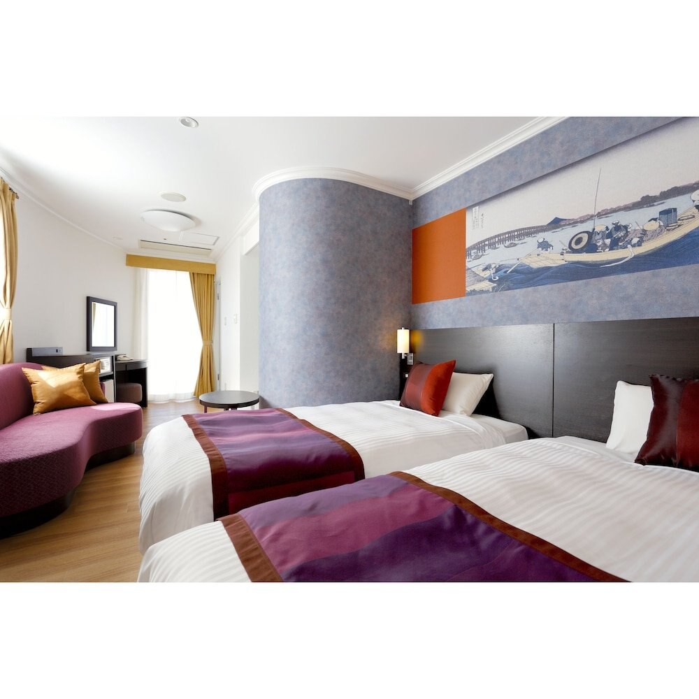 Ryogoku View Hotel Room Type - Twin Room, Non Smoking, Corner Ryogoku View Hotel Room Type - Twin Room, Non Smoking, Corner