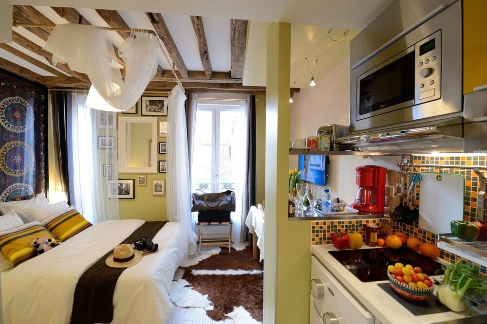 Les Patios du Marais Room Type - Studio (Green Shot)