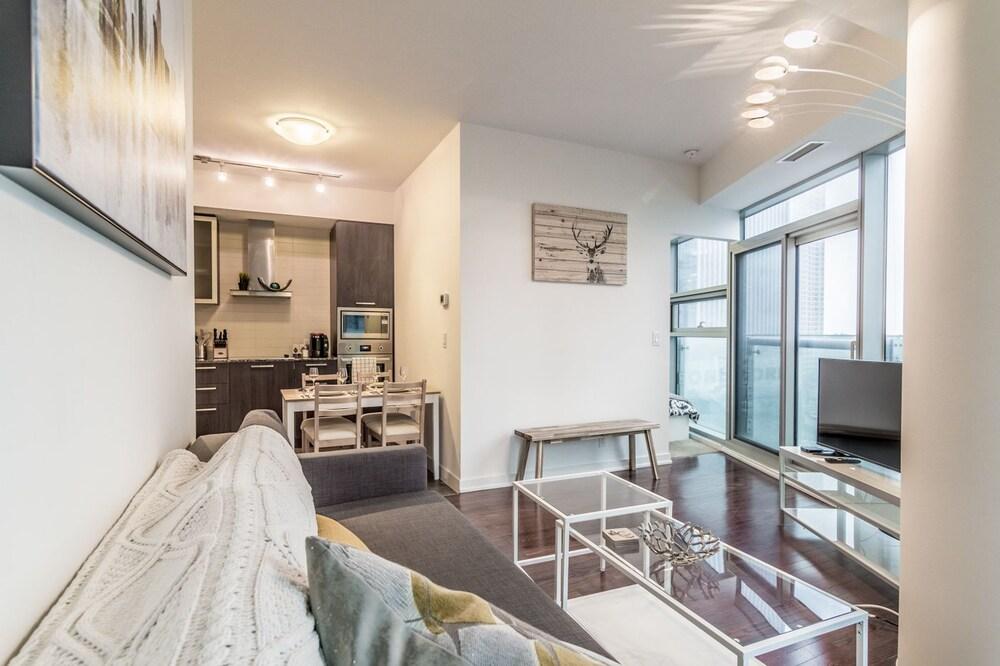 AOC Suites 2 Bedroom Condo, City CN Tower View - Tap to explore photos
