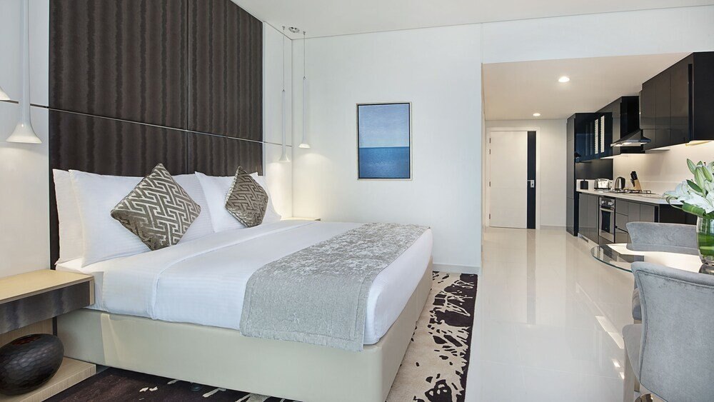 DAMAC Maison Canal Views Room Type - Deluxe Room with kitchenette - City Skyline View