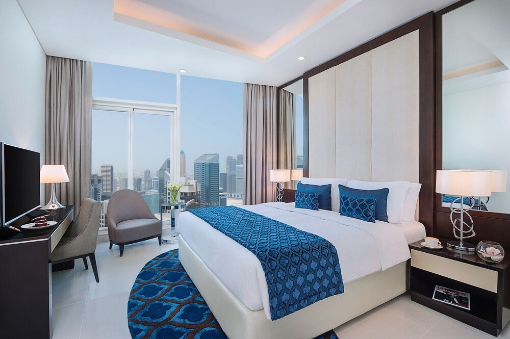 DAMAC Maison Distinction Room Type - Two Bedroom Suite with Private Balcony - Burj Khalifa & Fountain View