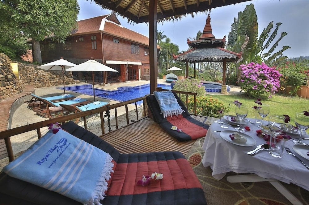 Presidential Thai Villa Room Type - 4 Bedrooms Pool Villa, Partial Sea View