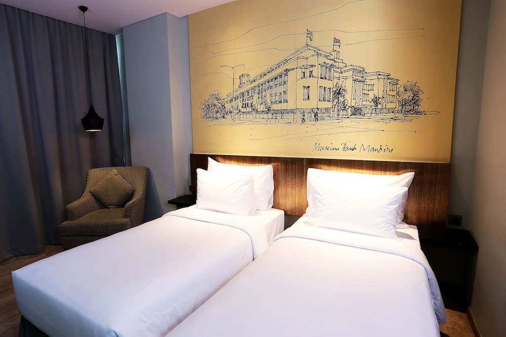 Aone Hotel Jakarta Room Type - Deluxe Twin Bedroom