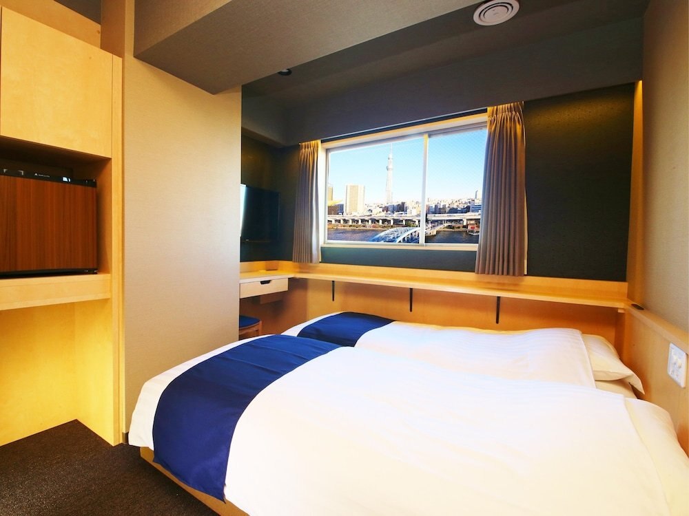 KOKO HOTEL Asakusa Komagata Room Type - Twin Room, Non Smoking, River View