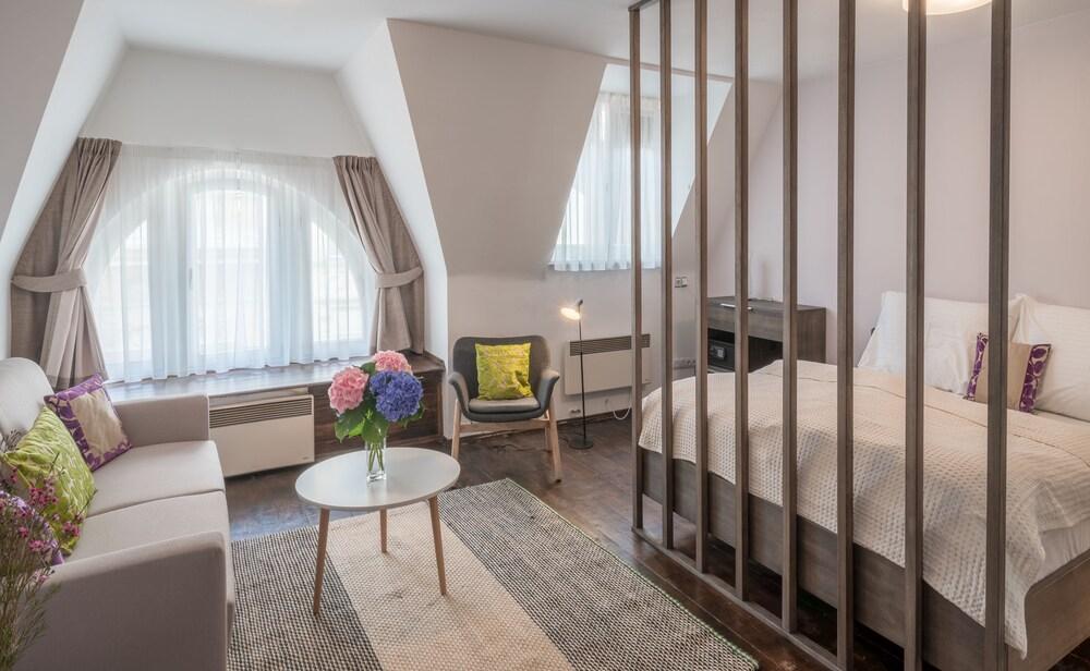 Mordecai Twelve Apartments by Adrez Living Room Type - One Bedroom Apartment Marcus 4th Floor