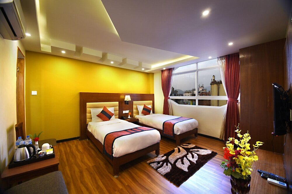 Hotel Jampa Room Type - Deluxe Twin Room- Complimentary Airport Pick up or Drop