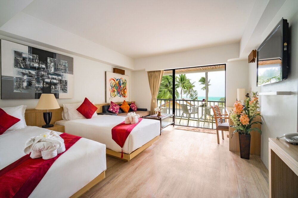 Villa Cha Cha Krabi Beachfront Resort Room Type - Deluxe Twin Room with Sea View, Bathtub & Balcony Villa Cha Cha Krabi Beachfront Resort Room Type - Deluxe Twin Room with Sea View, Bathtub & Balcony