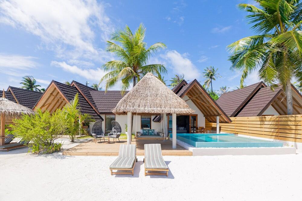 Fushifaru Maldives  Room Type - Premium Two bedroom Beach Duplex with Private Pool and Free access to sea plane lounge on Arrival