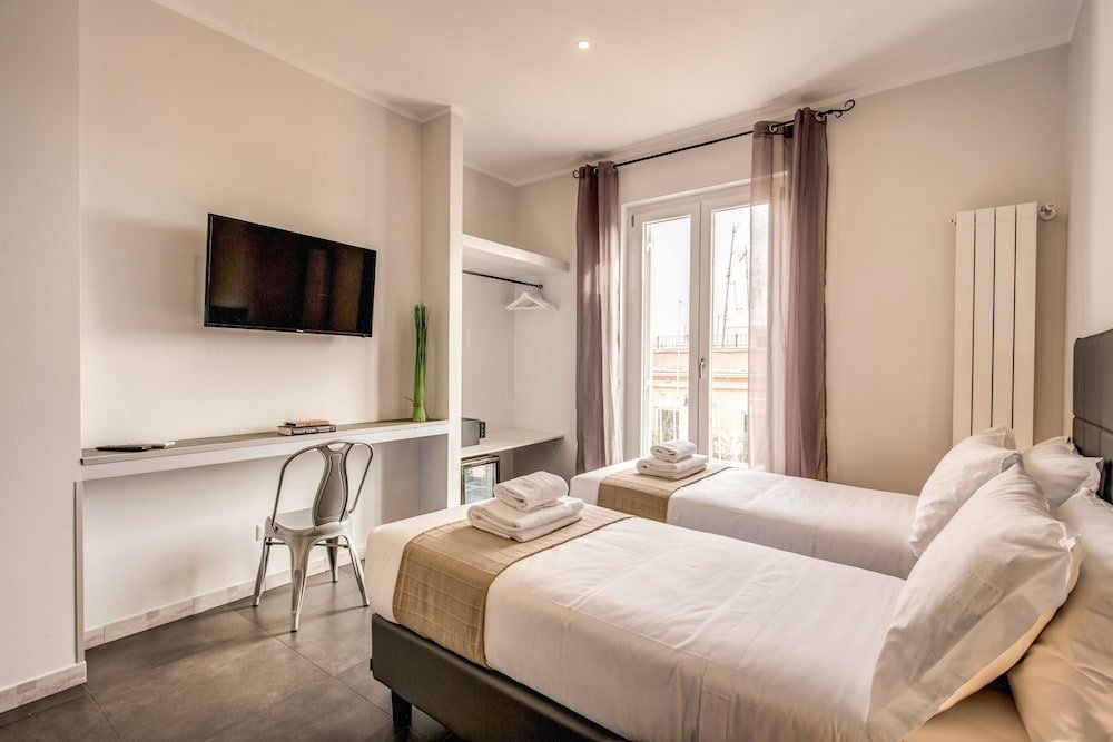 Floor 6 Boutique Rooms by DOT Suites Room Type - Standard Double or Twin Room, 1 Double or 2 Twin Beds, Balcony, City View