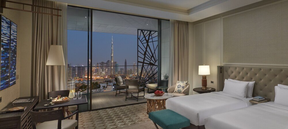 Mandarin Oriental Jumeira, Dubai Room Type - Club Deluxe Skyline Double, Lounge Access - Daily Breakfast & Afternoon Tea, Evening Drinks& Canapes Mandarin Oriental Jumeira, Dubai Room Type - Club Deluxe Skyline Double, Lounge Access - Daily Breakfast & Afternoon Tea, Evening Drinks& Canapes