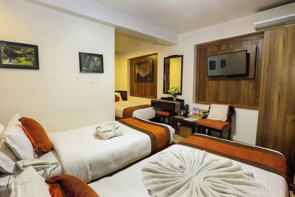 Hotel Outfitter Nepal Room Type - Deluxe Triple Room, 3 Twin Beds, Hill View Hotel Outfitter Nepal Room Type - Deluxe Triple Room, 3 Twin Beds, Hill View