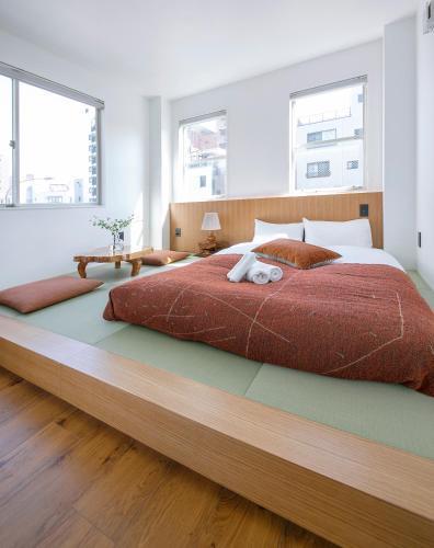 ぷふか浅草 Room Type - Deluxe Double Room