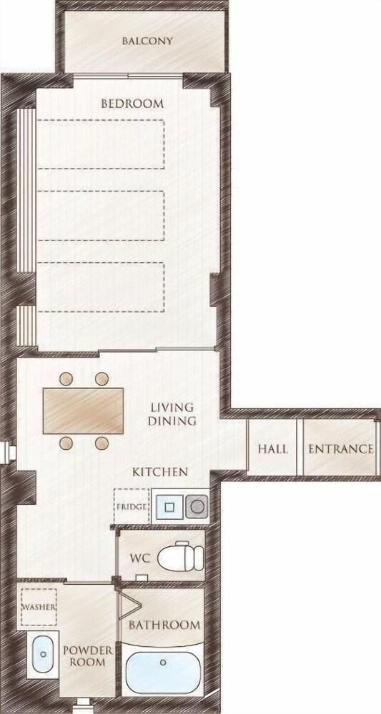 Hotel SAILS Room Type - Superior Triple Room, 3 Twin Beds, Balcony