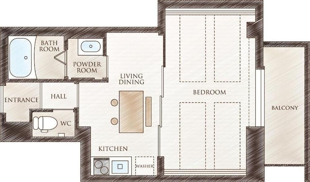 Hotel SAILS Room Type - Superior Quadruple Room, 1 Bedroom, Balcony