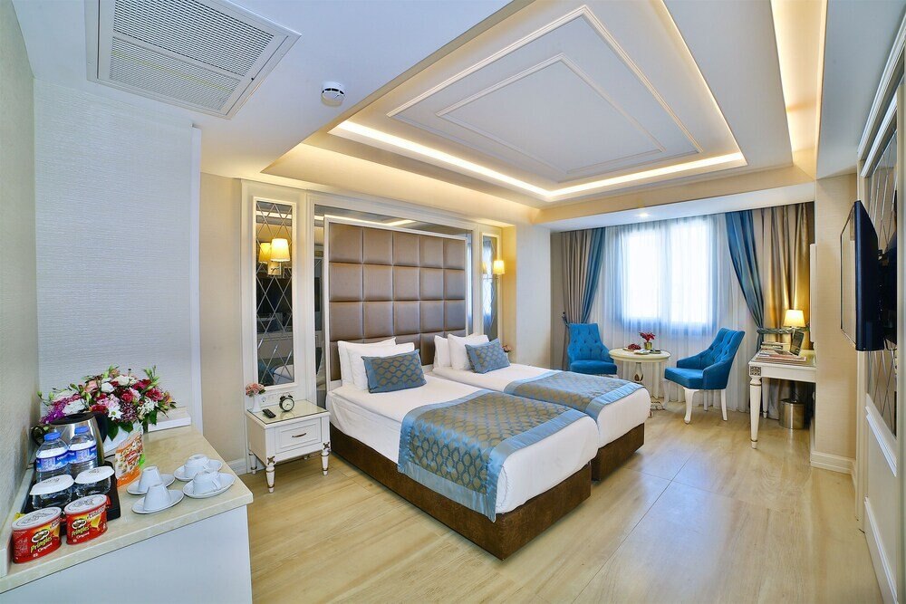 Büke Hotel Şişli Room Type - Deluxe Room with Twin Bed