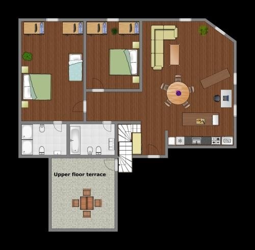 Luxury Loft Room Type - Two-Bedroom Loft