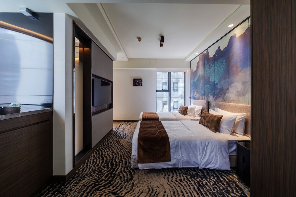 Akvo Hotel Room Type - Elite Room, 2 Twin Beds, Non Smoking, City View Akvo Hotel Room Type - Elite Room, 2 Twin Beds, Non Smoking, City View