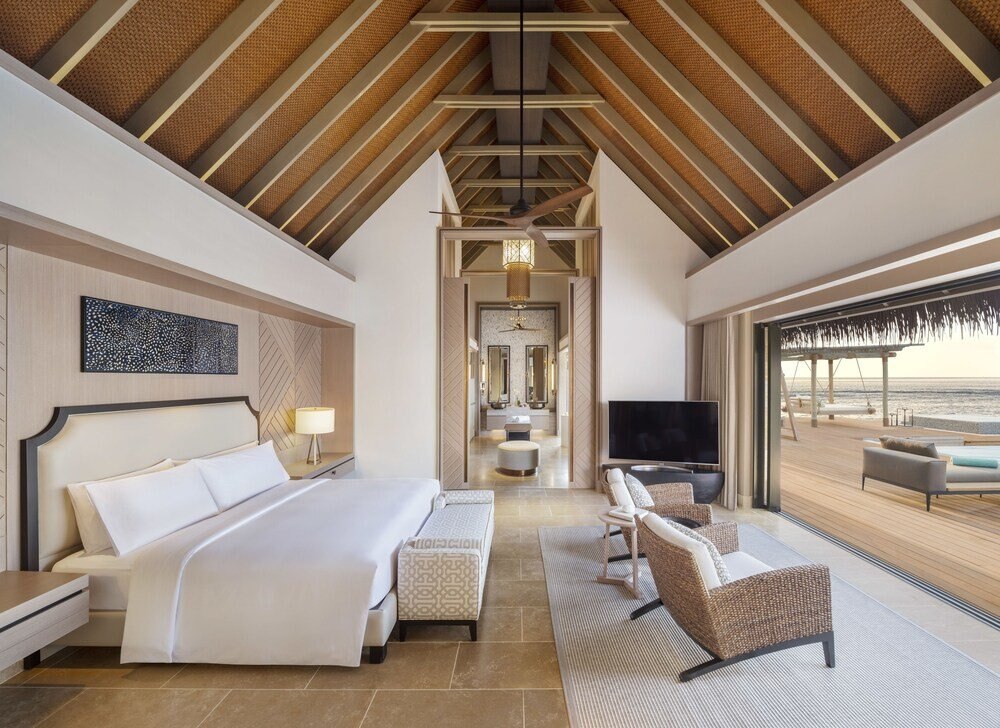 Waldorf Astoria Maldives Ithaafushi by Hilton Room Type - Two Bedroom Reef Villa with Pool Waldorf Astoria Maldives Ithaafushi by Hilton Room Type - Two Bedroom Reef Villa with Pool