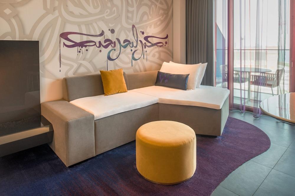 W Dubai - The Palm Room Type - Family Room, Connecting Family Room, 1 King, 2 Double, Palm Jumeirah View