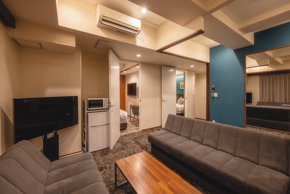 Centurion Hotel Residential Akasaka Room Type - Premium Family Room - Non-Smoking, (4 Semi double beds) extra bed from 5th adult Centurion Hotel Residential Akasaka Room Type - Premium Family Room - Non-Smoking, (4 Semi double beds) extra bed from 5th adult