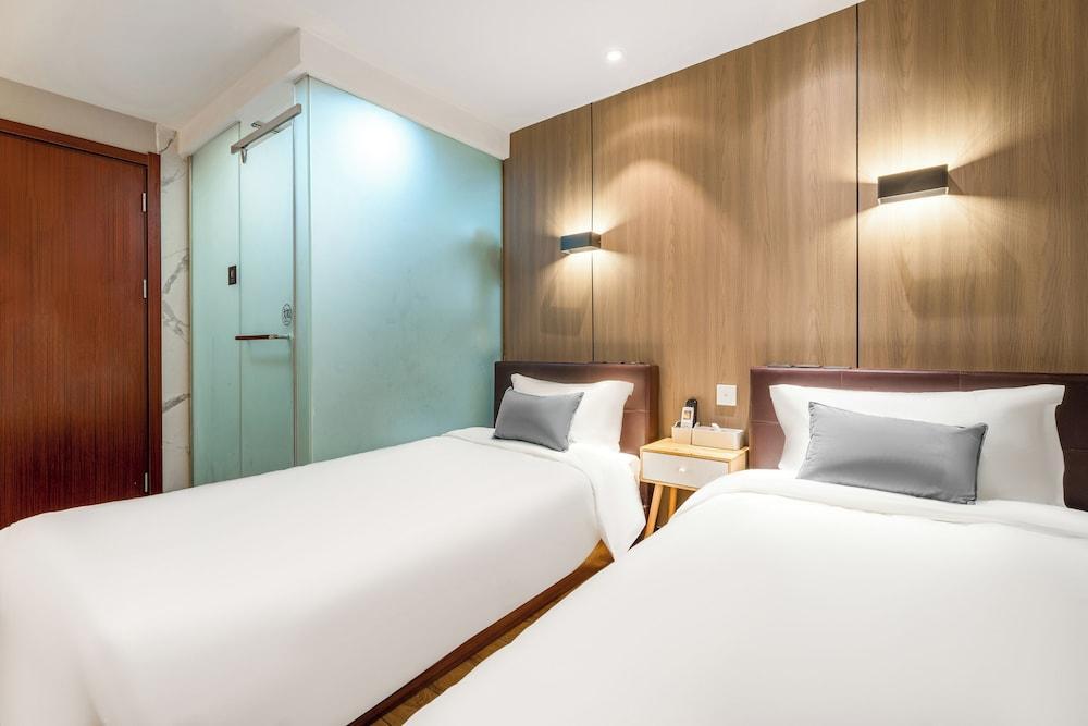 Meego Yes Hotel Shanghai Railway Station Room Type - Economy Twin Room, No Windows