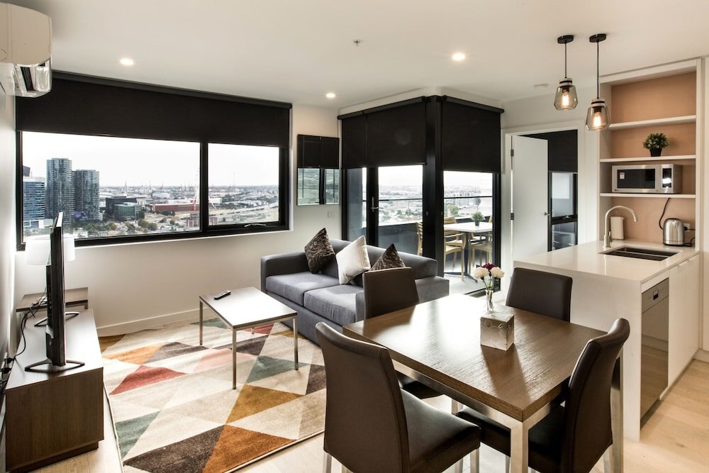 Spencer Street Apartments Room Type - 2 Bedrooms, 1 Bathroom Deluxe Apartment with Balcony Spencer Street Apartments Room Type - 2 Bedrooms, 1 Bathroom Deluxe Apartment with Balcony