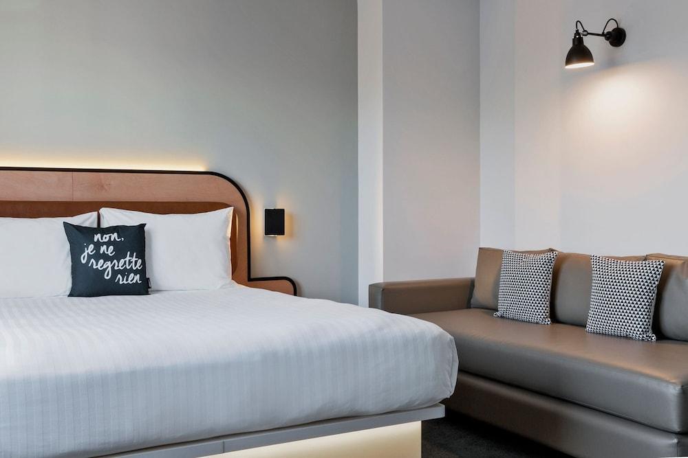 Moxy Paris Bastille France Room Type - Room, 1 Queen Bed with Sofa bed Moxy Paris Bastille France Room Type - Room, 1 Queen Bed with Sofa bed