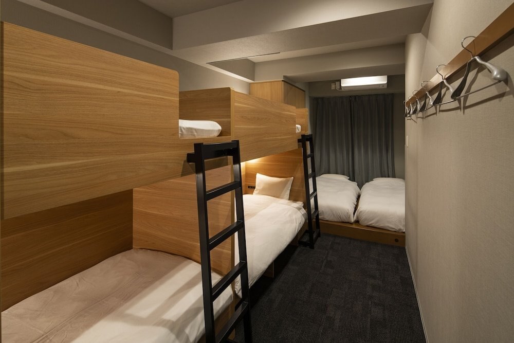 Grids Tokyo Ueno Hotel & Hostel Room Type - Basic Room, Non Smoking, Private Bathroom, For 6 Guests