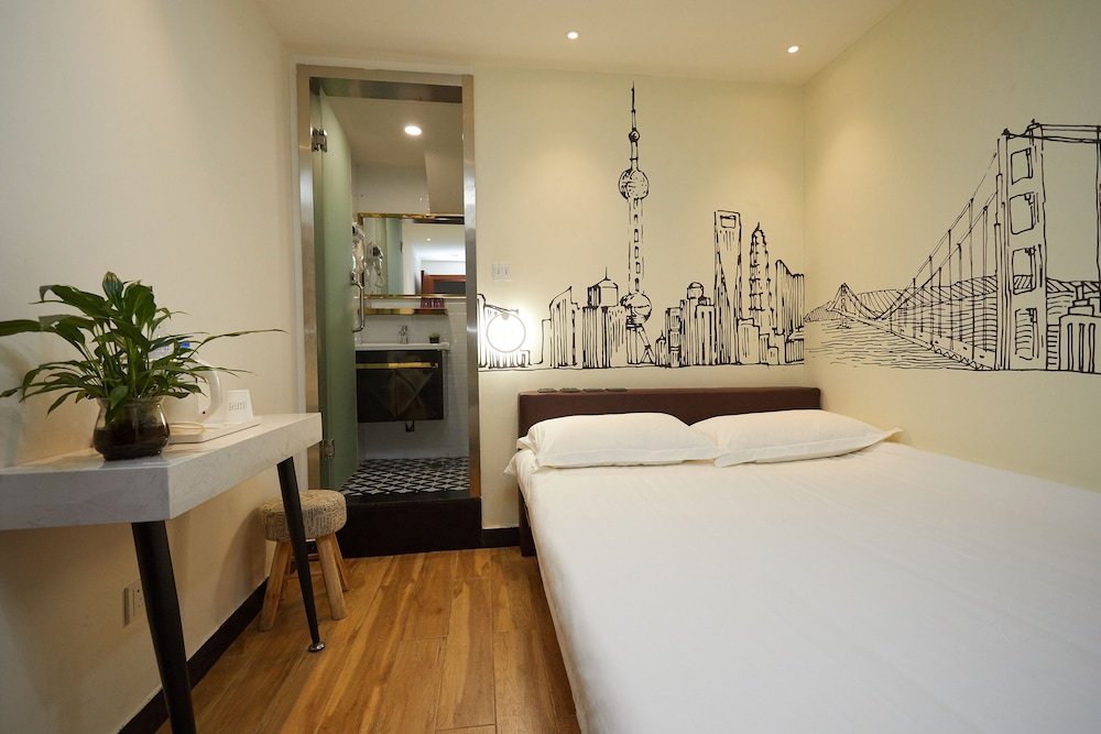 Meego Youth Hotel Shanghai Jingan Room Type - Standard Double Room, No Windows