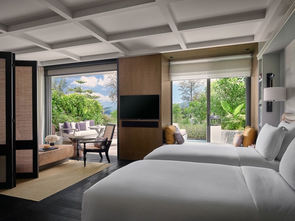 Rosewood Phuket Room Type - Partial Ocean View Pool Pavilion - Two Twins Rosewood Phuket Room Type - Partial Ocean View Pool Pavilion - Two Twins
