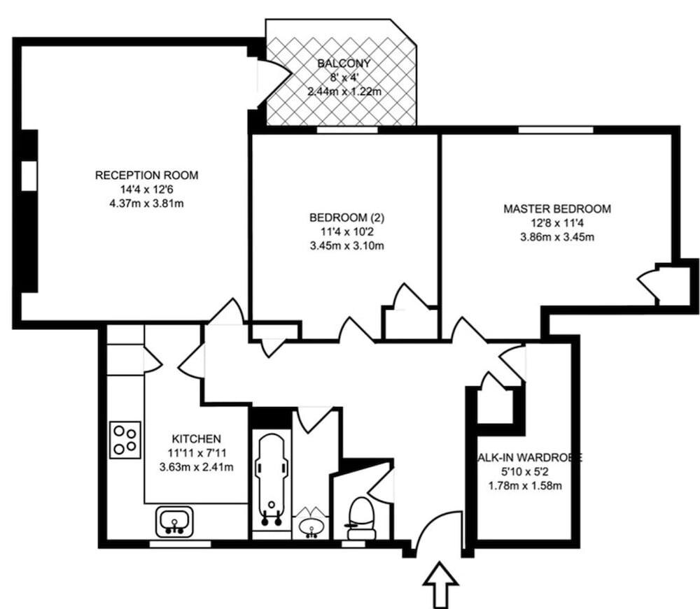 Stylish 2 Bed Between Camden Town & Primrose Hill - Tap to explore photos