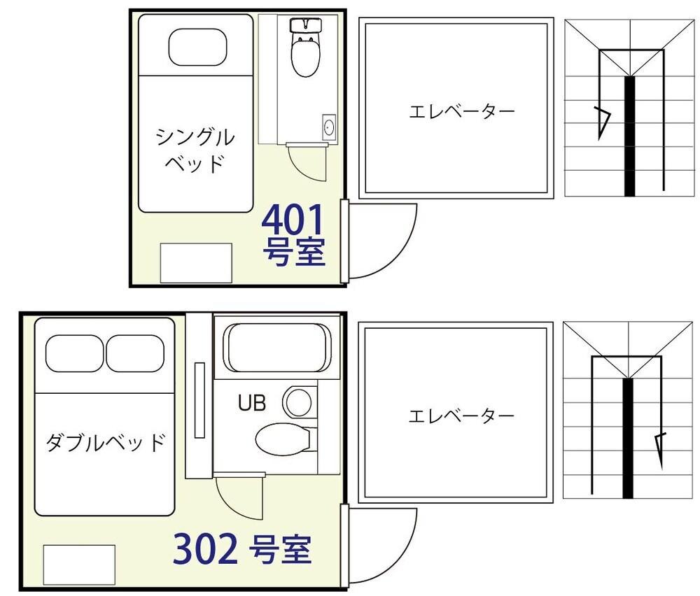 Shinjuku Global Hotel Room Type - Room, 2 Bedrooms (GS302)